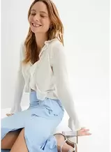 Aanbieding van Gebreide bolero met volants voor 15,99€ bij bonprix