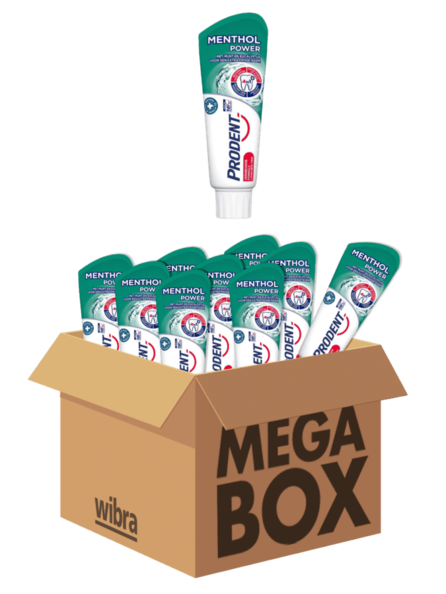 Aanbieding van Prodent Menthol Power tandpasta megabox 12 tubes voor 11,99€ bij Wibra