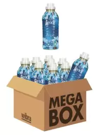 Aanbieding van Lenor wasverzachter zeebries megabox 8 flessen voor 16,99€ bij Wibra