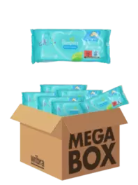 Aanbieding van Pampers Fresh doekjes megabox 624 stuks voor 13,99€ bij Wibra