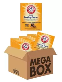 Aanbieding van Pure Baking Soda megabox 12 pakken voor 17,99€ bij Wibra