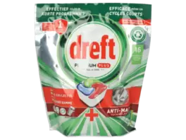 Aanbieding van Dreft platinum vaatwastabletten 16 stuks voor 4,39€ bij Wibra