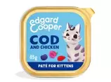 Aanbieding van Edgard & Cooper Paté - Kattenvoer - Kabeljauw - Kip - 85 gram voor 1,1€ bij Welkoop