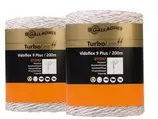 Aanbieding van Gallagher Turboline Vidoflex 9 Plus - Schrikdraad - 2 x 200 meter voor 103,95€ bij Welkoop