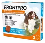 Aanbieding van Frontpro Kauwtablet - Anti Vlooien en teken Hond - L  - 10-25 kg voor 31,88€ bij Welkoop