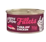 Aanbieding van Edgard & Cooper Filets - Kattenvoer - Tonijn - Kip - 70 gram voor 1,66€ bij Welkoop