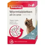 Aanbieding van Beaphar All-in-one Tabletten - Ontwormen Hond - 2,5-20 kg - 2 stuks voor 8,76€ bij Welkoop