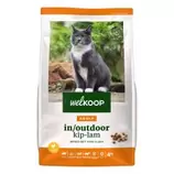 Aanbieding van Welkoop Adult in/outdoor - Kattenvoer - Kip - Lam - 4 kg voor 16,95€ bij Welkoop