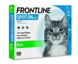 Aanbieding van Frontline Spot On Kat  - Vlooien & Tekenmiddel - 0,006 L voor 23,16€ bij Welkoop