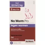 Aanbieding van No worm Pro Tabletten - Ontworming Kleine katten en kittens - >0,5 kg - 2 stuks voor 5,2€ bij Welkoop