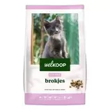 Aanbieding van Welkoop Kitten brokjes - Kattenvoer - Gevogelte - 4 kg voor 19,95€ bij Welkoop