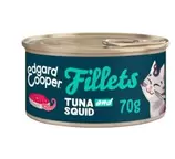 Aanbieding van Edgard & Cooper Filets - Kattenvoer - Tonijn - Inktvis - 70 gram voor 1,66€ bij Welkoop