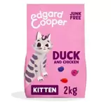 Aanbieding van Edgard & Cooper Brokjes - Kattenvoer - Eend - Kip - 2 kg voor 21,21€ bij Welkoop