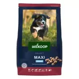 Aanbieding van Welkoop Select Puppy Maxi Krokante brokken - Hondenvoer - 4 kg voor 20,95€ bij Welkoop