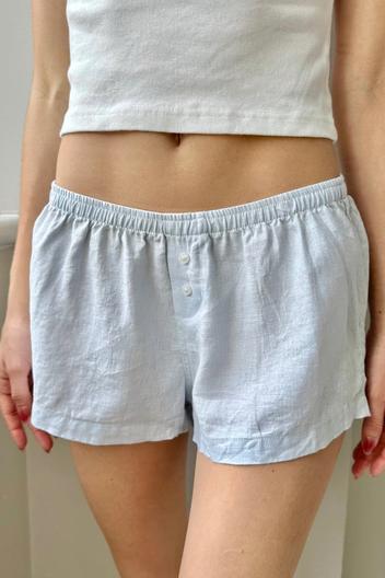 Aanbieding van Keira Pajama Shorts voor 22€ bij Brandy Melville