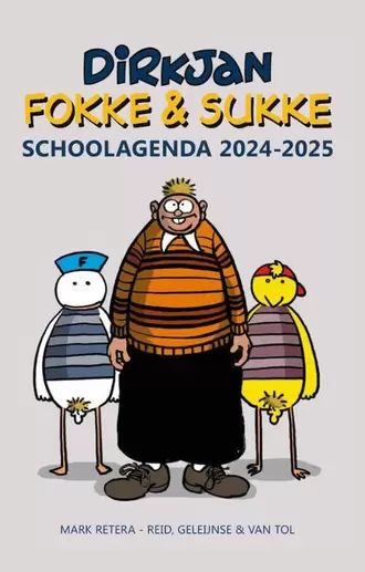 Aanbieding van Dirkjan Fokke & Sukke Schoolagenda 2024-2025 voor 9,99€ bij Bruna