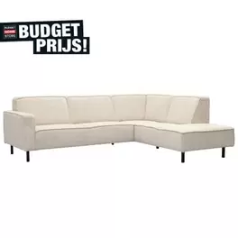 Aanbieding van Bank Yaro 2,5-zits + hoekziteiland rechts voor 999€ bij Budget Home Store