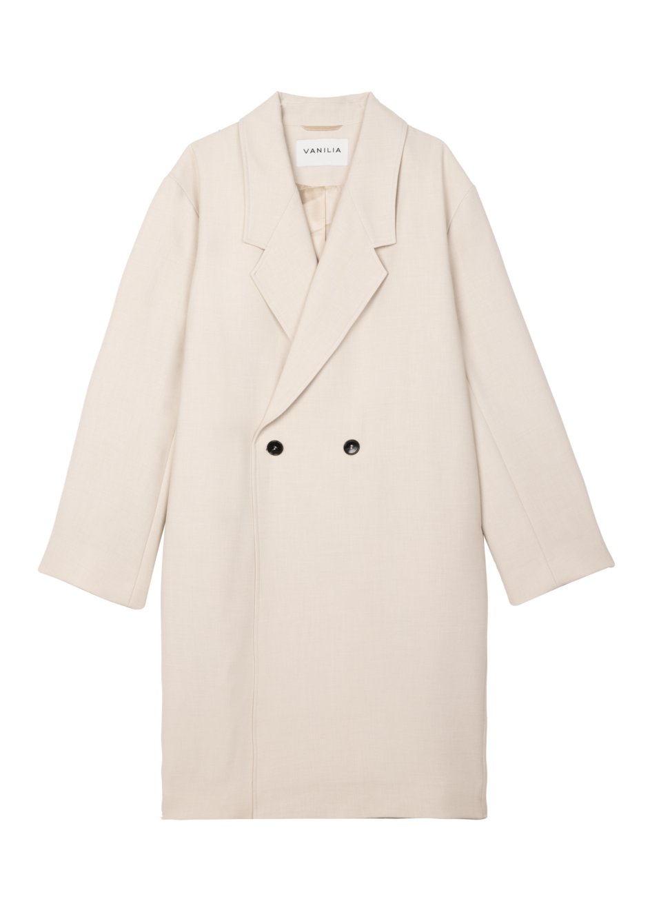 Aanbieding van Clean solid overcoat voor 299,95€ bij Vanilia