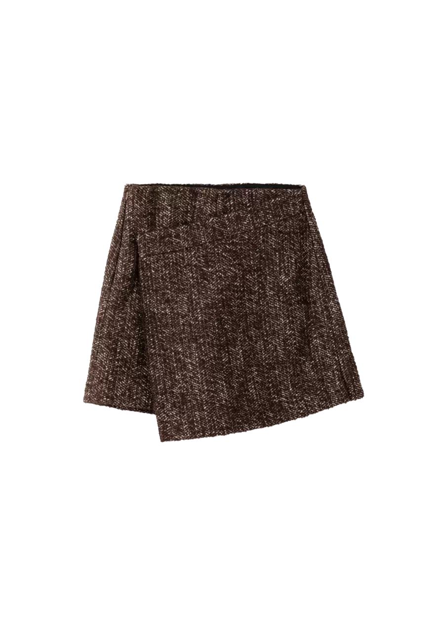 Aanbieding van Metallic boucle skort voor 134,95€ bij Vanilia