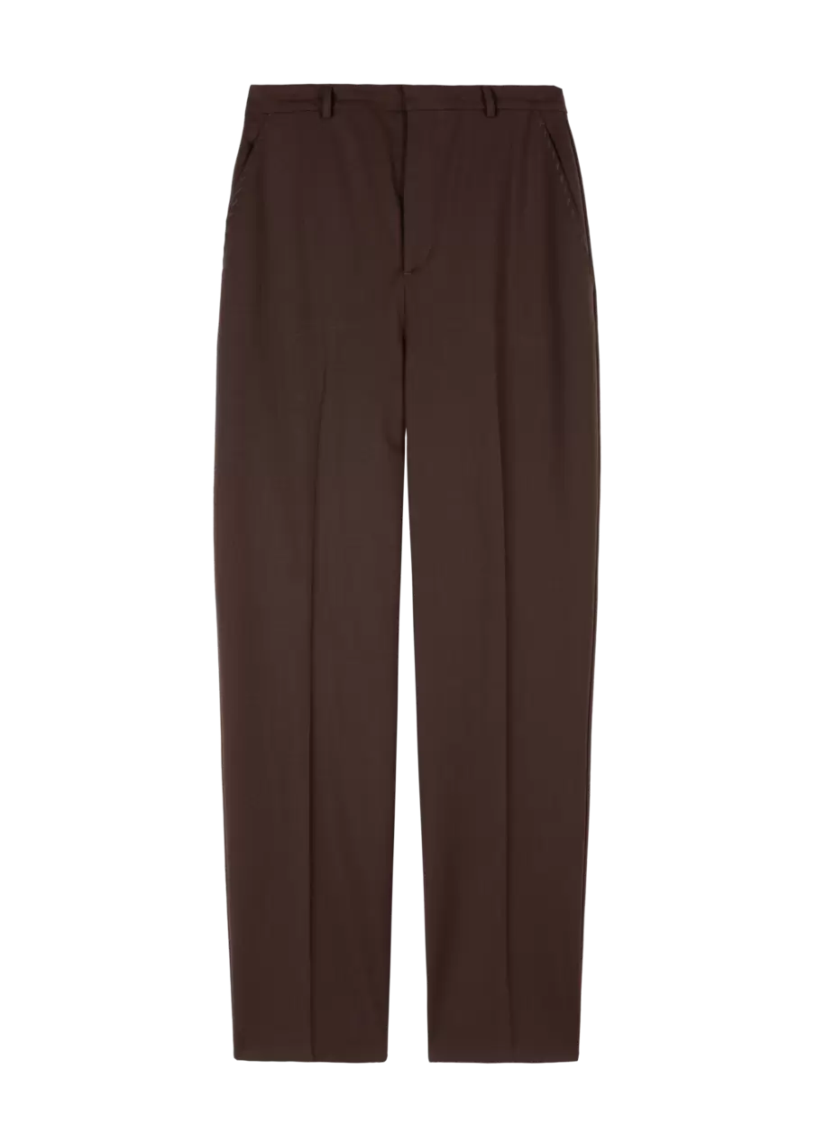 Aanbieding van Broek Decostitch woolmix pants voor 189,95€ bij Vanilia