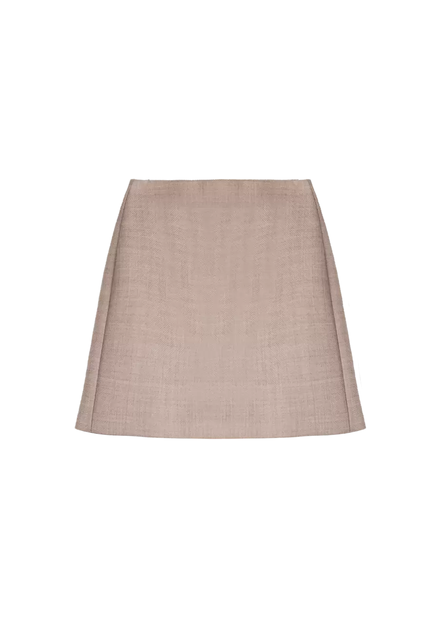 Aanbieding van Wool mini skirt voor 99,95€ bij Vanilia