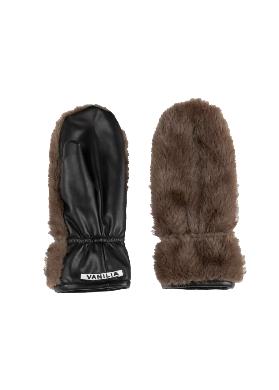 Aanbieding van Faux fur mittens voor 49,95€ bij Vanilia