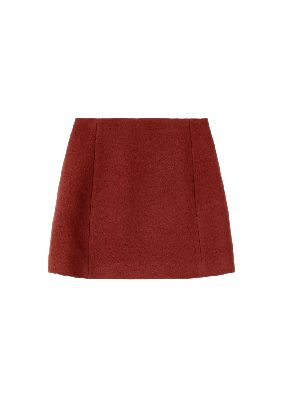 Aanbieding van Curl wool mini skirt voor 109,95€ bij Vanilia