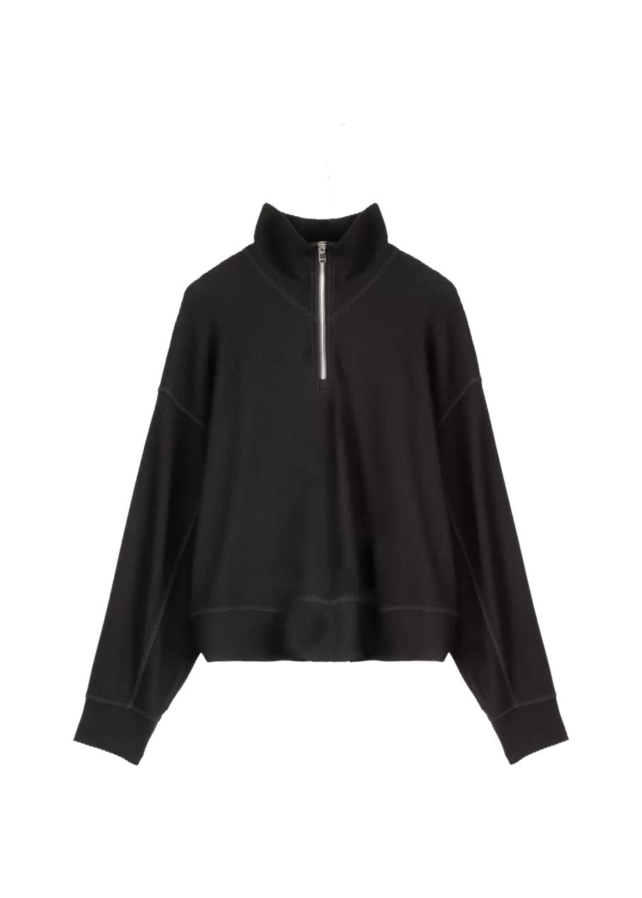 Aanbieding van Zip up struc sweater voor 129,95€ bij Vanilia