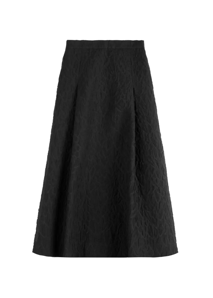 Aanbieding van Pleated seersucker skirt voor 159,95€ bij Vanilia