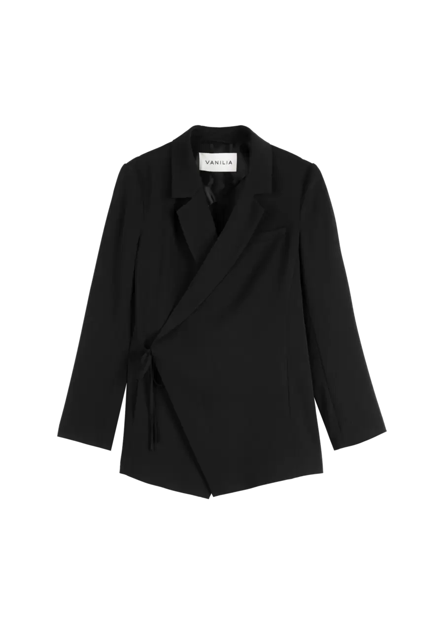 Aanbieding van Crepe wrap colbert voor 269,95€ bij Vanilia