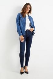Aanbieding van Premium Denim by C&A - skinny jeans - mid waist - LYCRA® voor 59,99€ bij C&A
