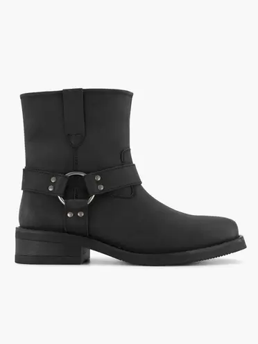 Aanbieding van Zwarte leren boot voor 49,99€ bij vanHaren