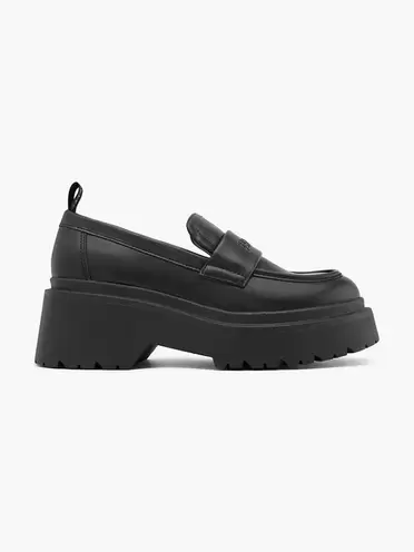 Aanbieding van Zwarte chunky loafer voor 39,99€ bij vanHaren