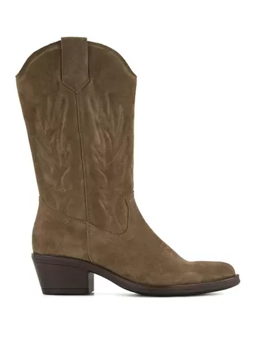 Aanbieding van Taupe cowboy laars voor 64,99€ bij vanHaren