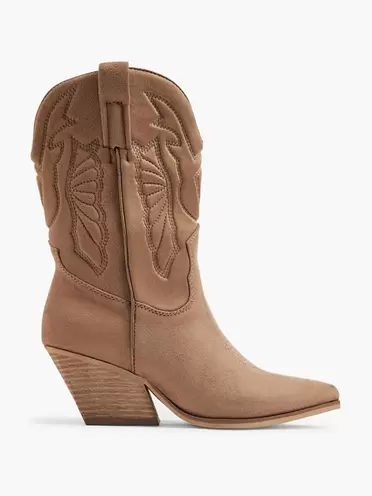 Aanbieding van Taupe cowboy laars voor 39,99€ bij vanHaren