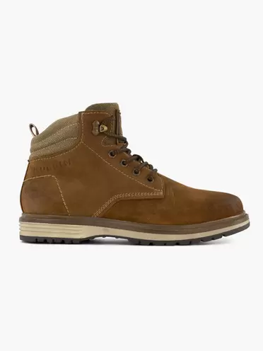 Aanbieding van Bruine leren veterboot COMFORT WIDE voor 79,99€ bij vanHaren