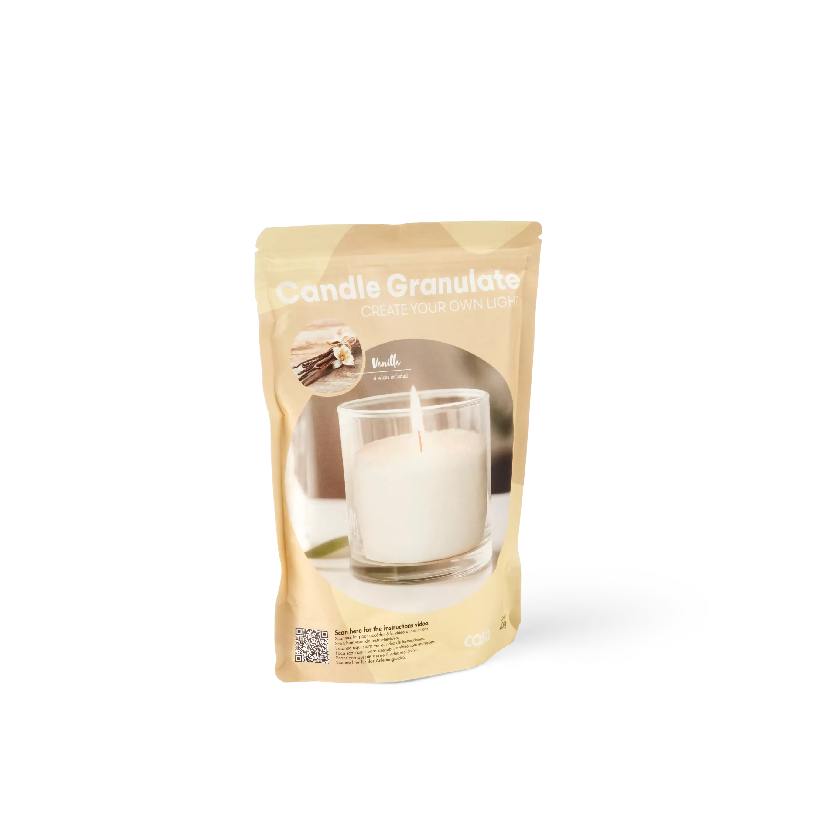 Aanbieding van REFILL Navulling kaarsenwas beige voor 12,95€ bij Casa