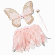 Aanbieding van Claire's Club Rose Gold Butterfly Rose Dress Up Set - 3 Pack voor 17,99€ bij Claire's