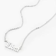 Aanbieding van Silver-tone Gothic Zodiac Pendant Necklace - Libra voor 4€ bij Claire's