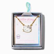 Aanbieding van Hello Kitty® 50th Anniversary Claire's Exclusive Sterling Silver 3/8 ct. tw. Lab Grown Diamond & Enamel Pendant Necklace voor 120€ bij Claire's