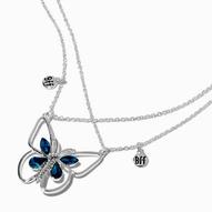 Aanbieding van Best Friends Split Turquoise Butterfly Pendant Necklace Set - 2 Pack voor 8,99€ bij Claire's