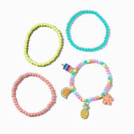 Aanbieding van Claire's Club Summer Seed Bead Stretch Bracelets - 4 Pack voor 3,99€ bij Claire's