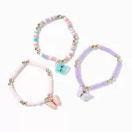 Aanbieding van Claire's Club Butterfly Polymer Clay Beaded Bracelet Set - 3 Pack voor 3,99€ bij Claire's