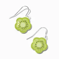 Aanbieding van Acrylic Kiwi Flower 0.5" Drop Earrings voor 5€ bij Claire's