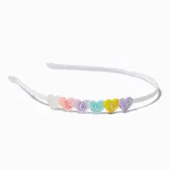 Aanbieding van Claire's Club ''Love'' Glitter Heart Headband voor 2,49€ bij Claire's