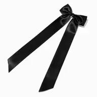 Aanbieding van Black Satin Long Tail Hair Bow Clip voor 3,49€ bij Claire's