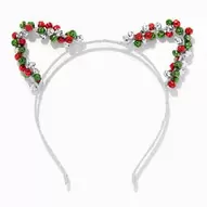 Aanbieding van Jingle Bells Cat Ears Headband voor 9,99€ bij Claire's