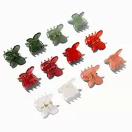 Aanbieding van Fall Colours Butterfly Hair Claws - 12 Pack voor 4,99€ bij Claire's