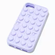 Aanbieding van Lavender Hearts Popper Phone Case - Fits iPhone® 6/7/8 SE voor 11,99€ bij Claire's