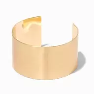 Aanbieding van Gold-tone Brushed Cuff Bracelet voor 6,49€ bij Claire's